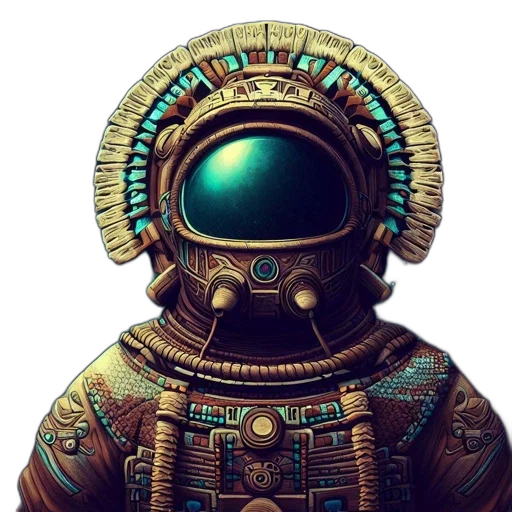robot, mask, face, jacket transparent PNG cut-out