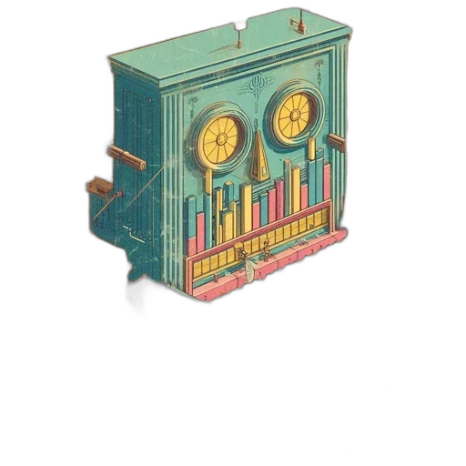 furniture, jewelry, robot, 3d render transparent PNG cut-out