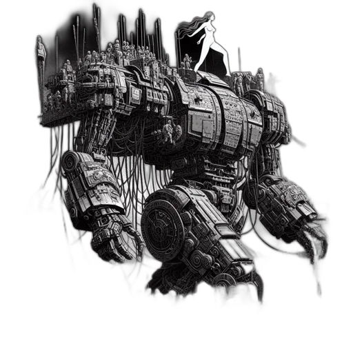 robot, creature, weapon, dragon transparent PNG cut-out