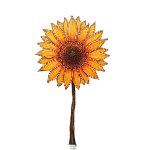 flower, staff, crown, umbrella transparent PNG cut-out