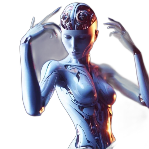 robot, dress, crown, mask transparent PNG cut-out