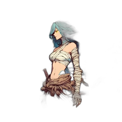 weapon, staff, sword, creature transparent PNG cut-out