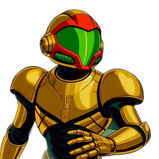 robot, mask, pixel art, concept art transparent PNG cut-out