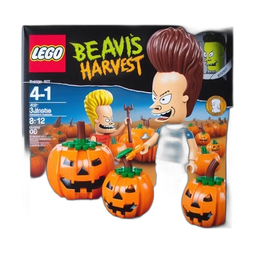 lego, box, features, beavis transparent PNG cut-out