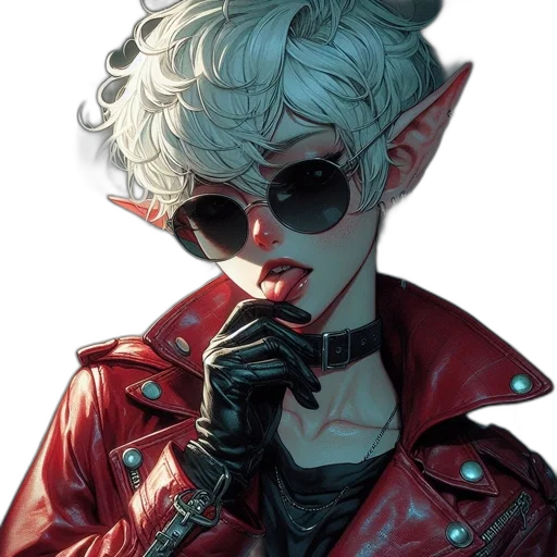 jacket, mask, face, cyberpunk transparent PNG cut-out