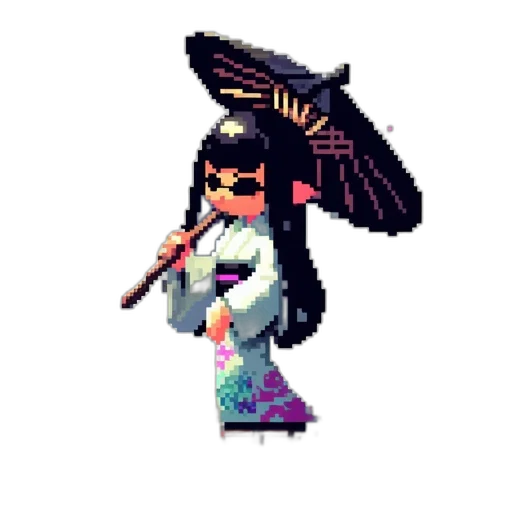 umbrella, staff, hat, weapon transparent PNG cut-out