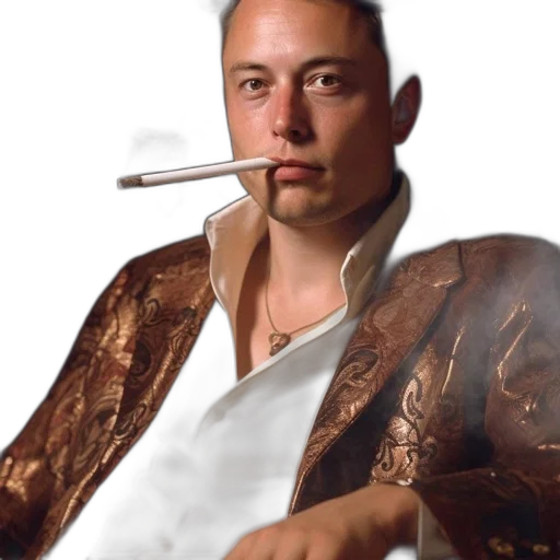 jacket, face, staff, robot transparent PNG cut-out