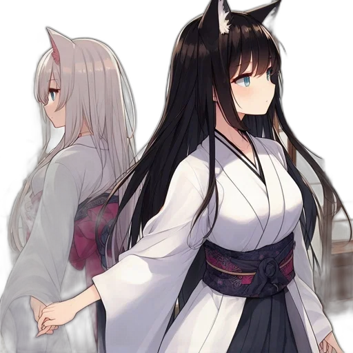 staff, dress, dragon, anime transparent PNG cut-out