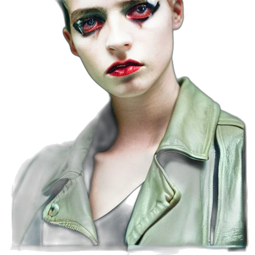 jacket, face, mask, photorealistic transparent PNG cut-out