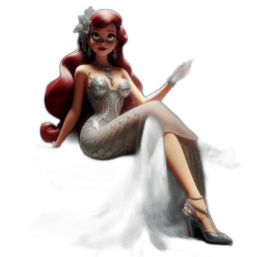 dress, staff, concept art, fantasy art transparent PNG cut-out