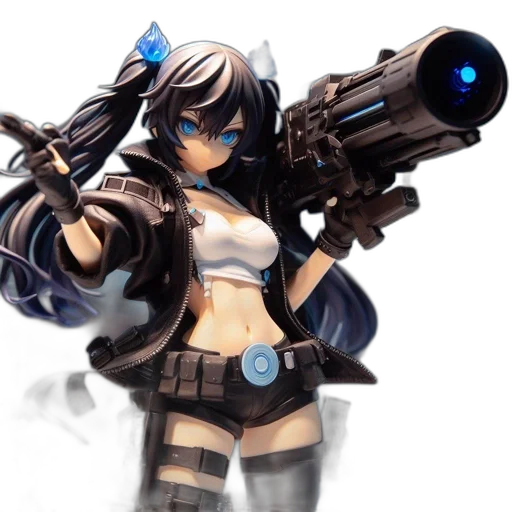 weapon, concept art, 3d render, pixel art transparent PNG cut-out