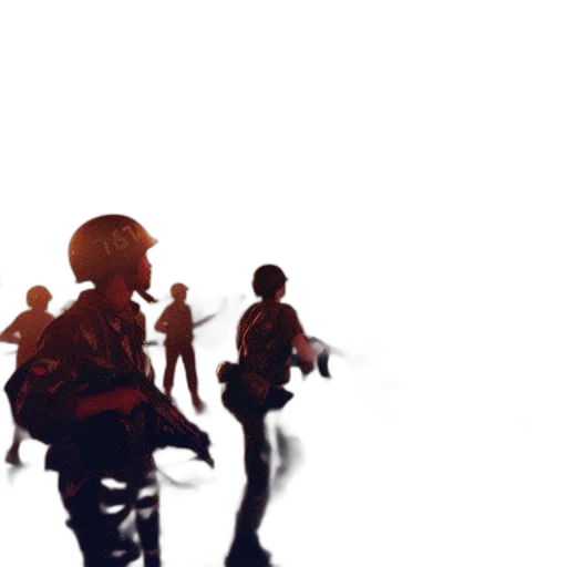 weapon, jacket, 3d render, concept art transparent PNG cut-out