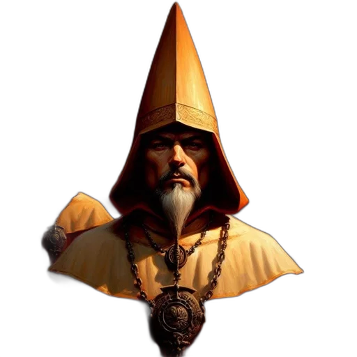 staff, hat, crown, sword transparent PNG cut-out