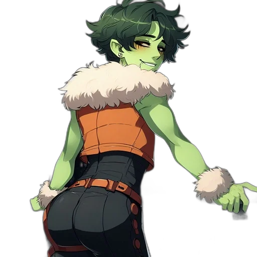 staff, concept art, anime, pixel art transparent PNG cut-out