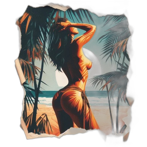 concept art, photorealistic, oil painting, fantasy art transparent PNG cut-out
