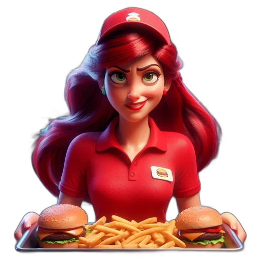 food, staff, face, crown transparent PNG cut-out