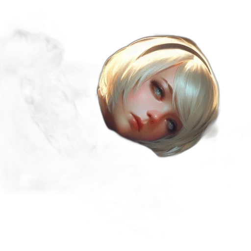 face, mask, staff, hair transparent PNG cut-out