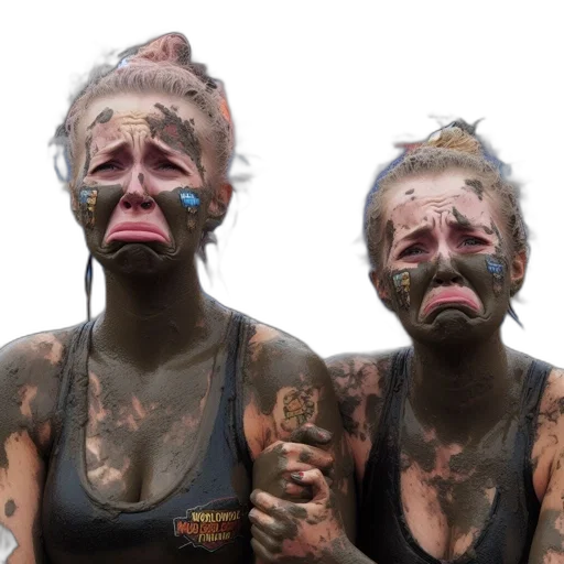 mask, two, individuals, covered transparent PNG cut-out