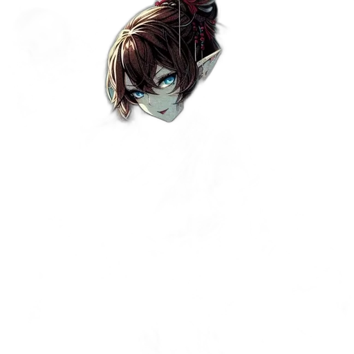 mask, face, hair, creature transparent PNG cut-out