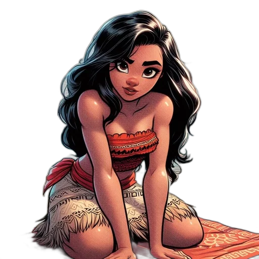 dress, comic book art, concept art, fantasy art transparent PNG cut-out