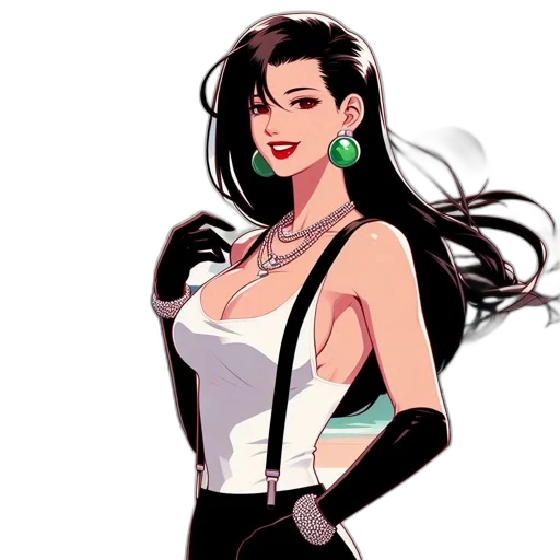 jewelry, dress, cartoon, comic book art transparent PNG cut-out
