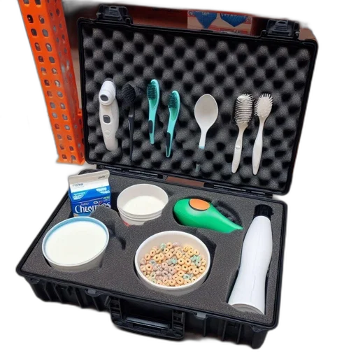open, display, case, features transparent PNG cut-out