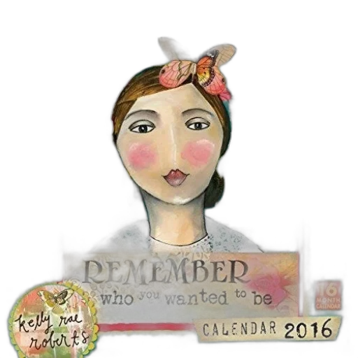watercolor, colorful, calendar, cover transparent PNG cut-out