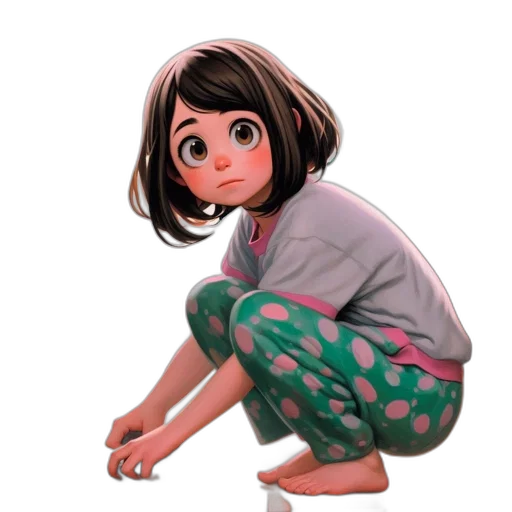 dress, creature, face, jacket transparent PNG cut-out