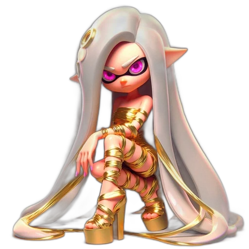 dress, weapon, staff, concept art transparent PNG cut-out
