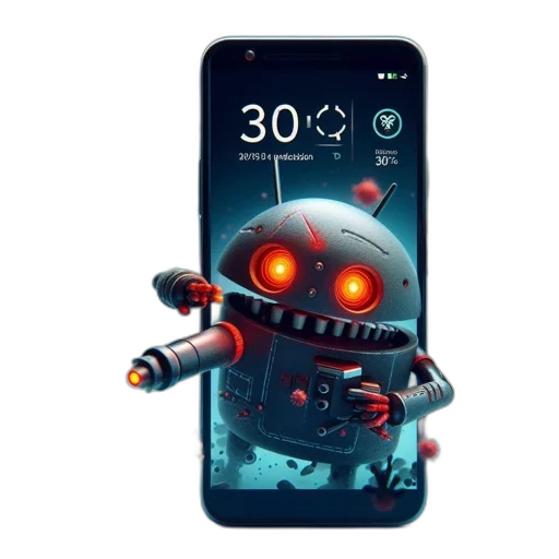 robot, weapon, concept art, cyberpunk transparent PNG cut-out