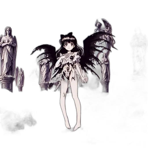 dress, concept art, fantasy art, anime transparent PNG cut-out