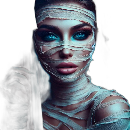 mask, face, dress, jewelry transparent PNG cut-out