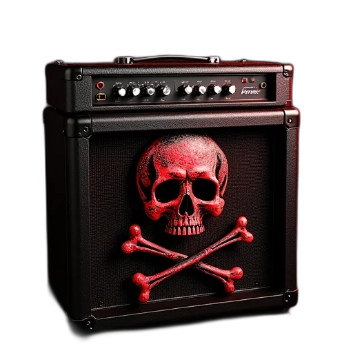 black, red, colored, guitar transparent PNG cut-out