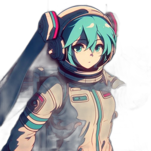 robot, jacket, mask, staff transparent PNG cut-out