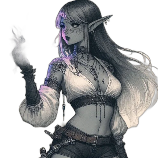 staff, fantasy art, concept art, pixel art transparent PNG cut-out
