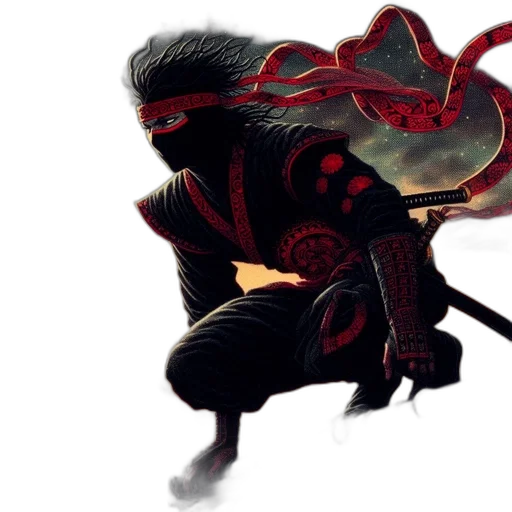 dragon, mask, sword, creature transparent PNG cut-out
