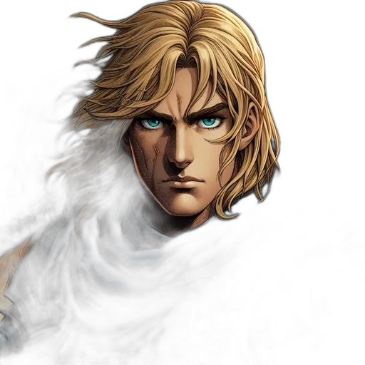 face, hair, mask, sword transparent PNG cut-out