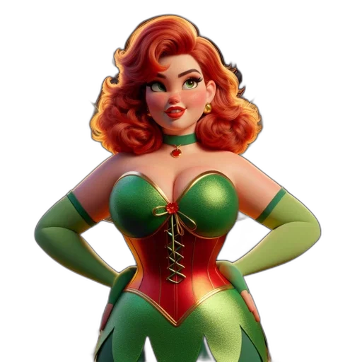 dress, concept art, comic book art, fantasy art transparent PNG cut-out