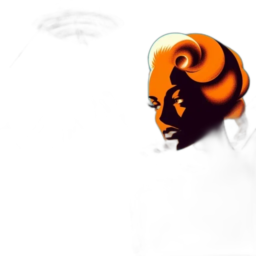 face, hair, mask, crown transparent PNG cut-out