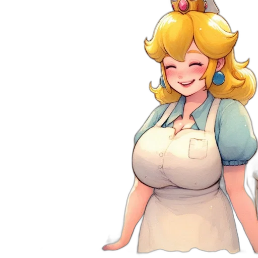 staff, dress, food, pixel art transparent PNG cut-out