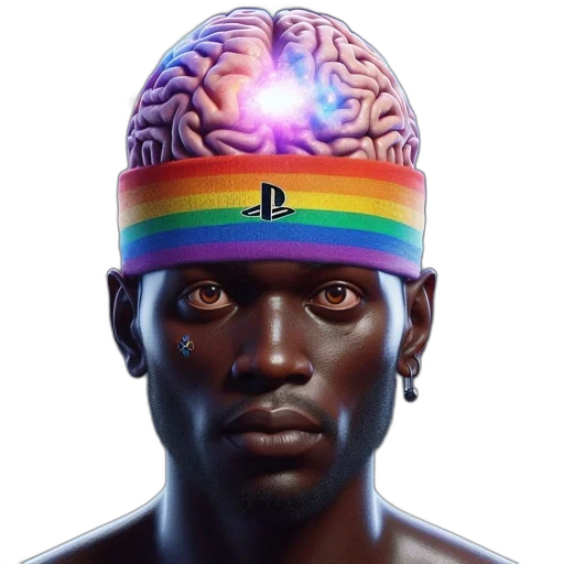 hat, face, crown, cyberpunk transparent PNG cut-out