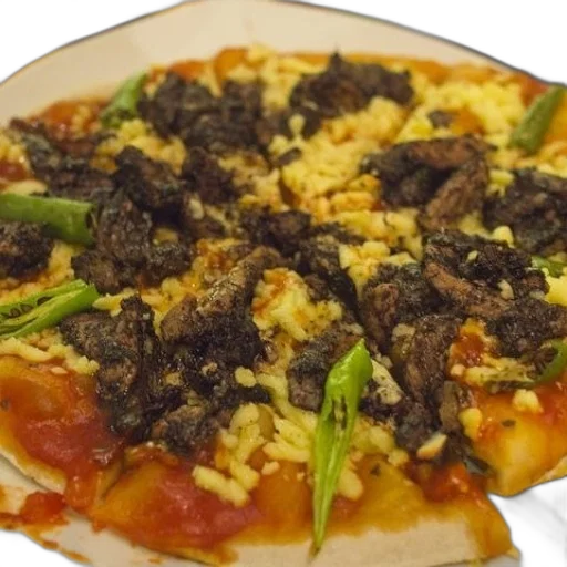 food, close-up, pizza, meat transparent PNG cut-out