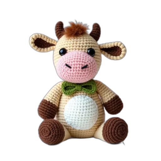 animal, crocheted, plush, toy transparent PNG cut-out