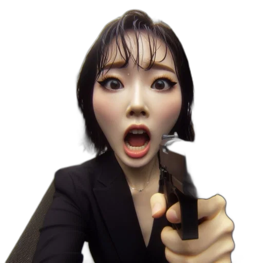 weapon, staff, robot, face transparent PNG cut-out