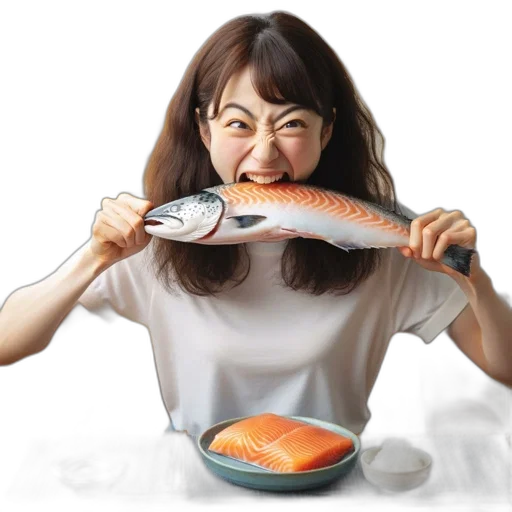 food, mask, face, photorealistic transparent PNG cut-out