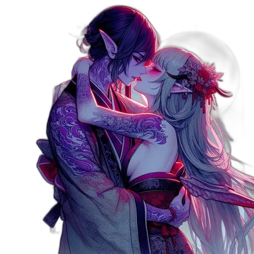 fantasy art, watercolor, concept art, anime transparent PNG cut-out