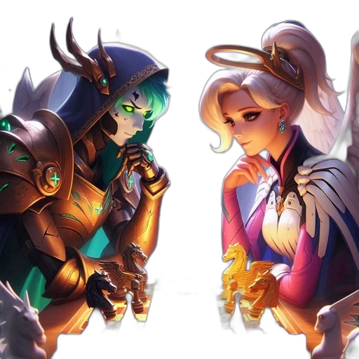 concept art, fantasy art, pixel art, anime transparent PNG cut-out