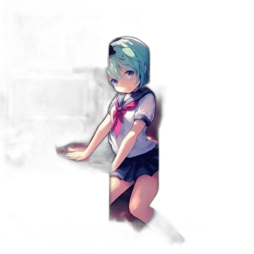 robot, dress, weapon, staff transparent PNG cut-out