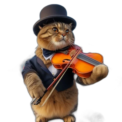 hat, animal, staff, photorealistic transparent PNG cut-out