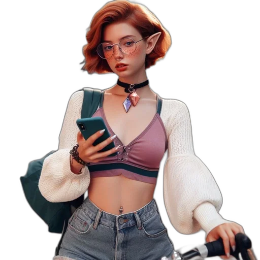 jacket, robot, staff, dress transparent PNG cut-out
